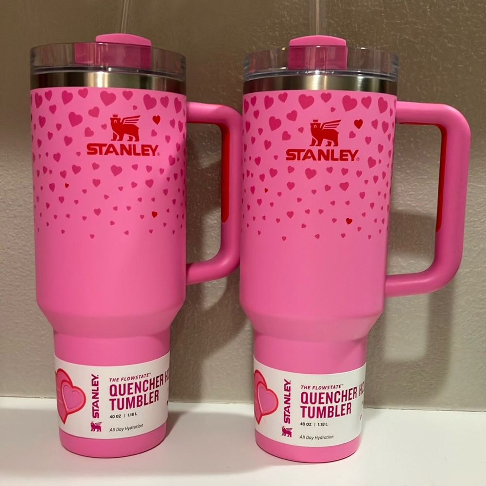 Last One NWT Stanley Pink Valentine 40 oz Tumbler